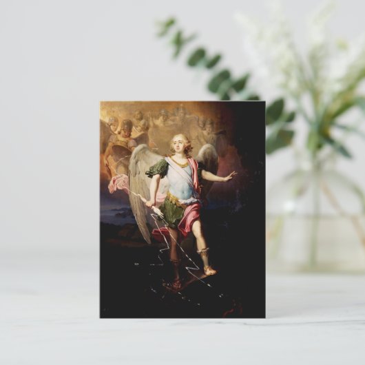 Schutzengel von Wladimir Borovikowsky Postkarte (Stehend Vorderseite)