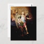 Schutzengel von Wladimir Borovikowsky Postkarte (Vorne/Hinten)