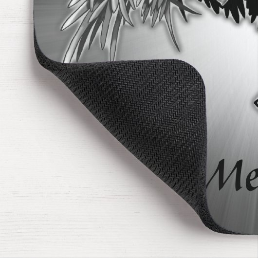 Schutzengel Winged Querentwurf Mousepad (Ecke)