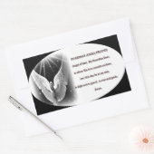 Schutzengelengebet Rechteckiger Aufkleber (Umschlag)