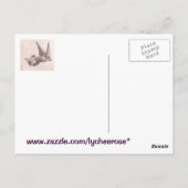 Schutzengelpostkarte Postkarte (Rückseite)