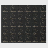 Schützenkonstellation Geschenkpapier (Flach)