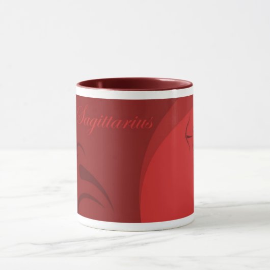 Schützetierkreis-Tasse (Kastanienbraun) Tasse (Zentrum)