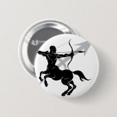 Schützetierkreishoroskop-Astrologiezeichen Button (Vorne & Hinten)