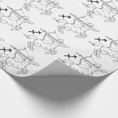 Schützetierkreishoroskop-Astrologiezeichen Geschenkpapier (Ecke)