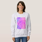 Schutzfeuergebet der Frauen weiß Sweatshirt (Vorne ganz)