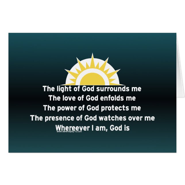 Schutzgebet (Vorderseite (Horizontal))