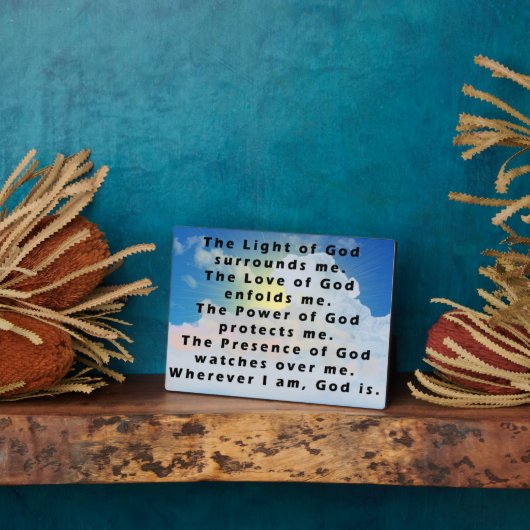 Schutzgebet Fotoplatte (Seite)