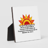 Schutzgebet Fotoplatte (Vorderseite)