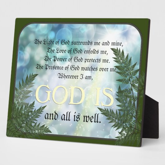 Schutzgebet Fotoplatte (Seite)