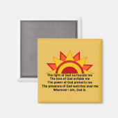 Schutzgebet Magnet (Vorderseite/Rückseite)