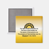 Schutzgebet Magnet (Vorderseite/Rückseite)