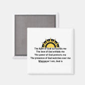 Schutzgebet Magnet (Vorderseite/Rückseite)