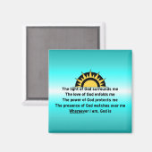 Schutzgebet Magnet (Vorderseite/Rückseite)