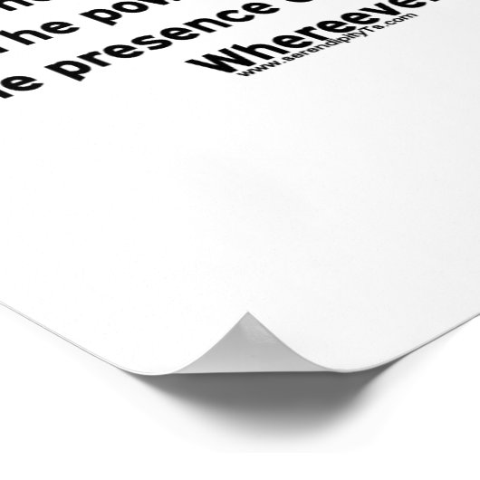 Schutzgebet Poster (Ecke)