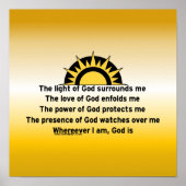 Schutzgebet Poster (Vorne)