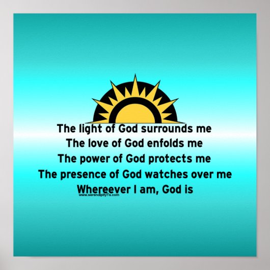 Schutzgebet Poster (Vorne)