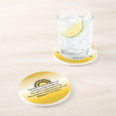 Schutzgebet Sandstein Untersetzer (Seite)