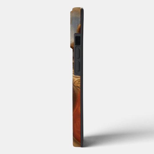 Schutzgel in Aquarellrüstung Case-Mate iPhone Hülle (Rückseite / Links)