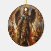 Schutzgel in Aquarellrüstung Keramik Ornament (Links)