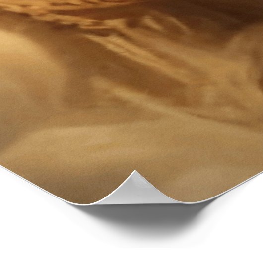 Schutzgel in Aquarellrüstung Poster (Ecke)