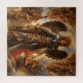 Schutzgel in Aquarellrüstung Puzzle (Horizontal)