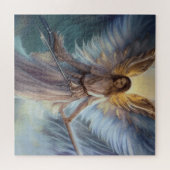 Schutzgel in hellblauer Wasserfarbe Puzzle (Horizontal)