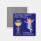 Schutzgelengel von Polizeibeamten durch SRF Magnet (Vorderseite/Rückseite)