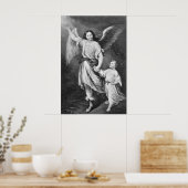 Schutzgelenke und Kind Poster (Küche)