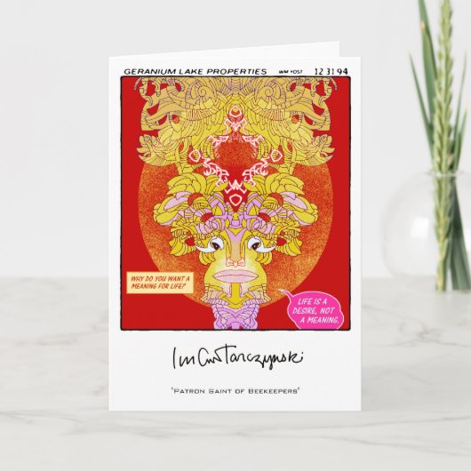 Schutzheilige der Bienenzüchter Karte (Vorderseite)
