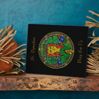 Schutzheilige der Depression und Angst St. Dymphna Fotoplatte