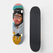 Schutzheilige des Stolen Hoodie Skateboard (Vorderseite)