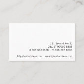 Schutzhelm-Bau-Architekt Visitenkarte (Rückseite)