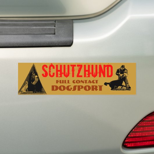 Schutzhund Autoaufkleber (Auf Auto)