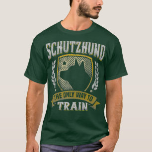 Schutzhund Dog Handler Training T-Shirt