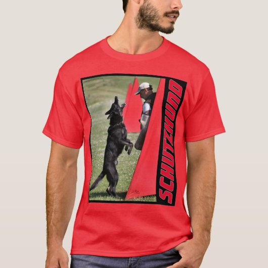 Schutzhund Schäferhund-Hundeshirt T-Shirt (Vorderseite)