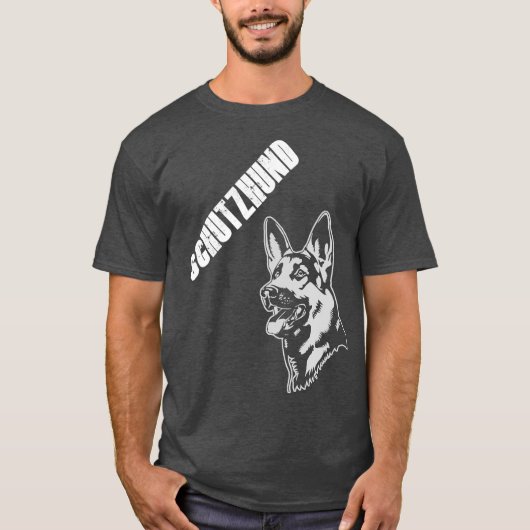 Schutzhund Schutzhund in der deutschen Hundeausbil T-Shirt (Vorderseite)