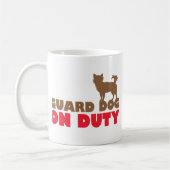 SchutzhundeChihuahua im Dienst Kaffeetasse (Links)