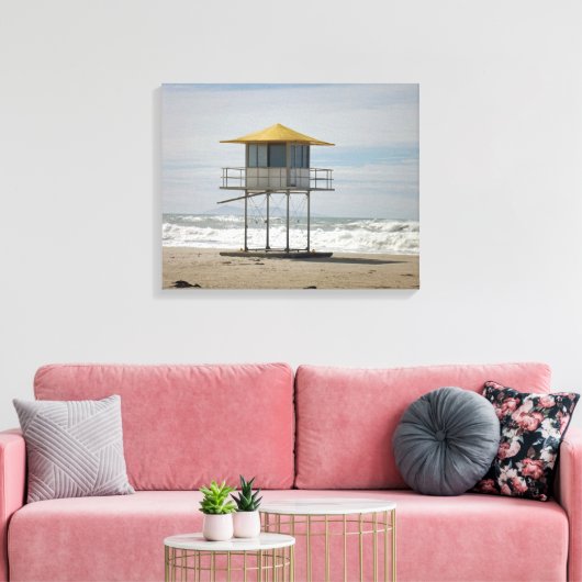 Schutzhütte Leinwanddruck (Insitu (Wohnzimmer))