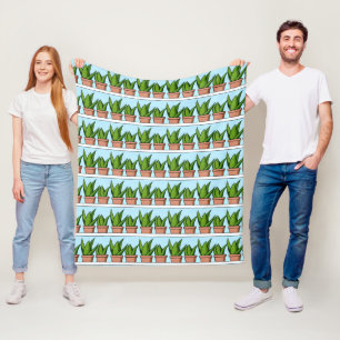 Schutzhütten von Aloe Vera Pflanze Kunst, Dichtung Fleecedecke