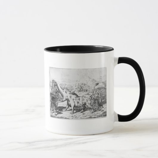 Schutzimpfung, veröffentlicht durch J.L.Stuart, Tasse (Rechts)