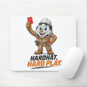 Schutzkasken-Hard-Play-Fußballschiedsrichter Mousepad