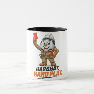 Schutzkasken-Hart-Spiel-Fußball-Schiedsrichter Tasse