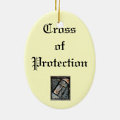 Schutzkreuz Keramikornament (Hinten)