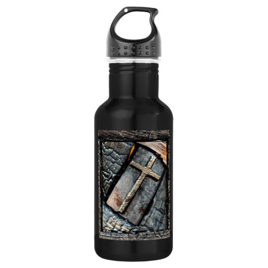 Schutzkreuz Trinkflasche (Vorderseite)