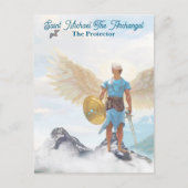 Schutzkursnote von Saint Michael Archangel Postkarte (Vorderseite)