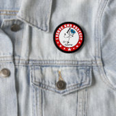 Schutzmann, der dient und schützt button (Beispiel)