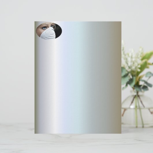 Schutzmaske Corona (Stehend Vorderseite)