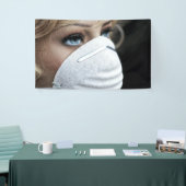 Schutzmaske Corona Banner (Messeveranstaltung)