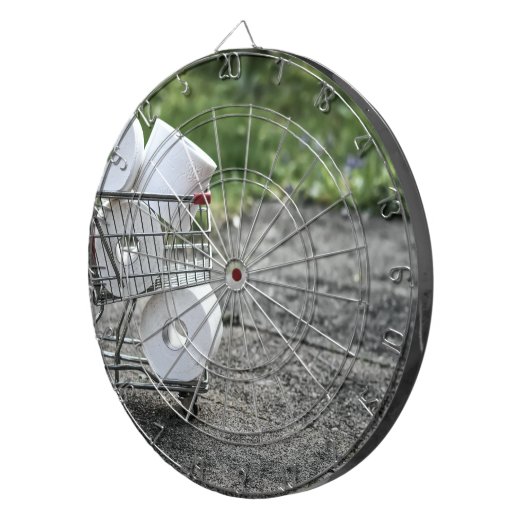 Schutzmaske Corona Dartscheibe (Vorderseite rechts)